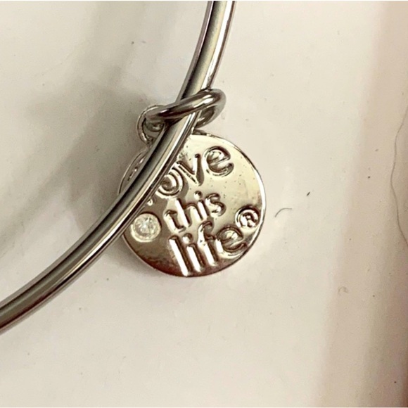 Love This Life Bangle: Love: Always in my heart. - Picture 5 of 8